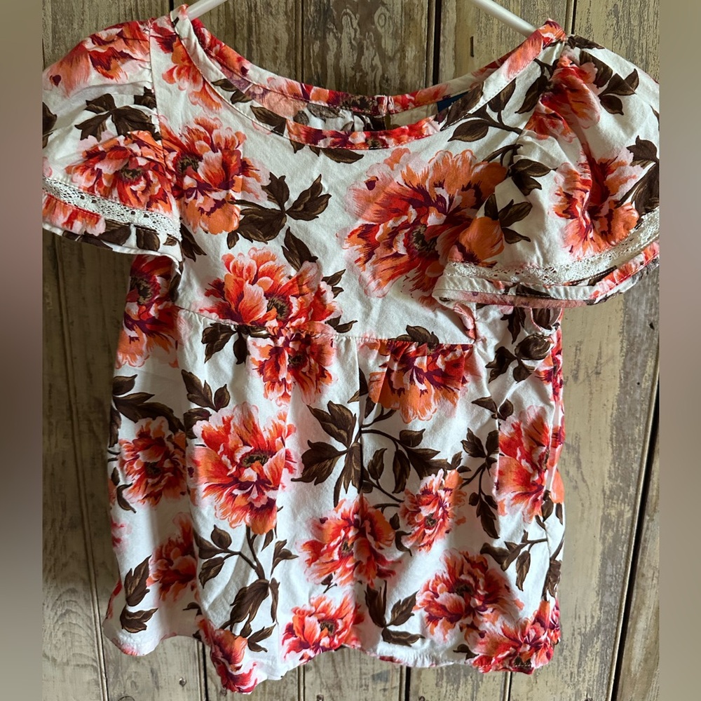Old Navy Floral Print Blouse